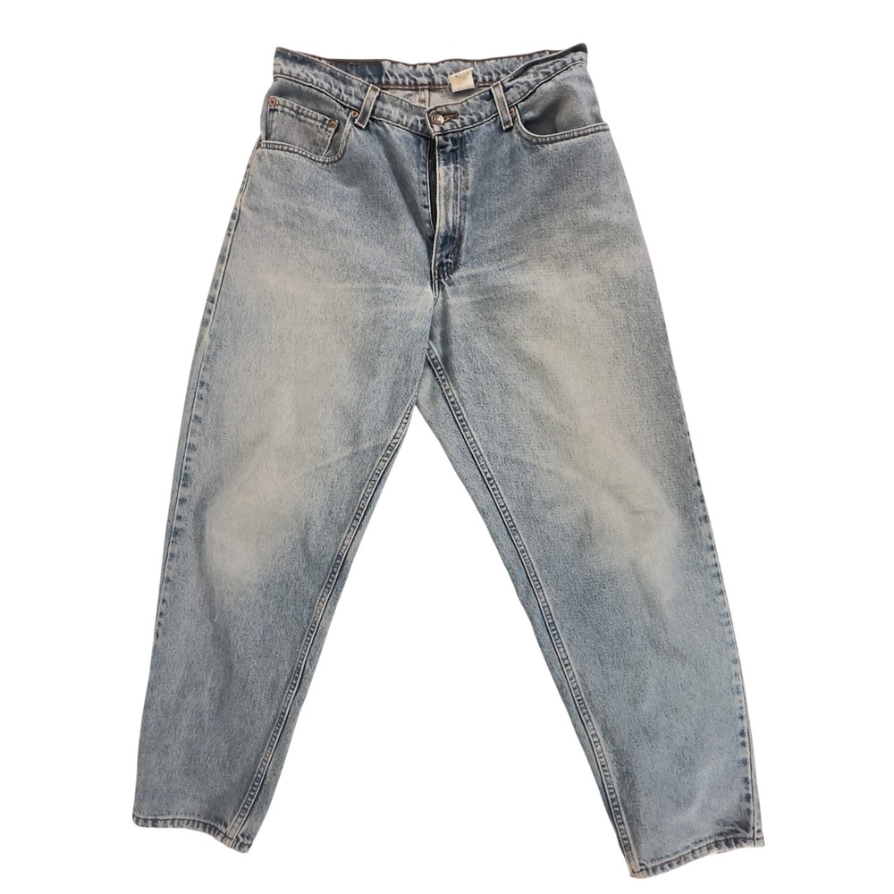 Vintage 1998 Levi's 560 Loose Fit Tapered Leg Jeans Light Wash Cotton W33 L30